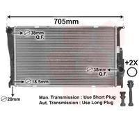 VAN WEZEL 06002293 Radiatore, Raffreddamento motore