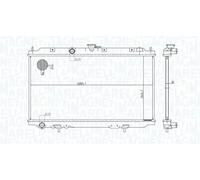 MAGNETI MARELLI 350213176200 Radiatore motore
