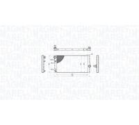 Radiatore Alette di raffreddamento saldate 350213214600 MAGNETI MARELLI per BMW