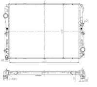 NRF 50041 Radiatore motore