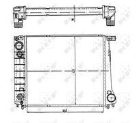 NRF Radiatore motore