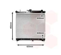 Van Wezel Radiatore motore 52002055 – alette di raffreddamento saldate per Suzuki Jimny