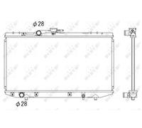 Radiatore, raffreddamento motore NRF 53269