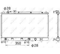 NRF 53340 Radiatore motore