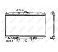 NRF 53390 Radiatore motore