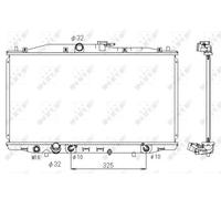 Radiatore, raffreddamento motore NRF 53391