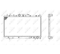 NRF 53420 Radiatore motore