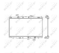 NRF 53573 Radiatore motore