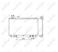 NRF 53584 Radiatore motore