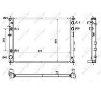 Radiatore Alette di raffreddamento saldate 53887 NRF per SUBARU TRIBECA