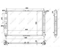 Radiatore Alette di raffreddamento saldate 53902 NRF per DAEWOO CHEVROLET
