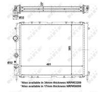 Radiatore Alette di raffreddamento saldate 56098 NRF per RENAULT KANGOO CLIO II