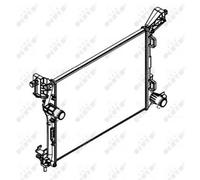 Radiatore Alette di raffreddamento saldate 58423 NRF per FIAT 500L