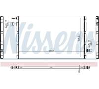 Radiatore Alette di raffreddamento saldate 606327 NISSENS per JAGUAR I-PACE