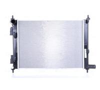 Radiatore Alette di raffreddamento saldate 606733 NISSENS per KIA RIO IV STONIC