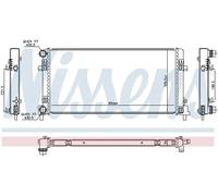 NISSENS 606809 Radiatore motore