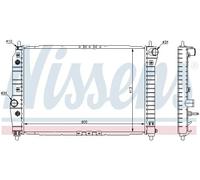 Radiatore Alette di raffreddamento saldate 61637 NISSENS per DAEWOO CHEVROLET
