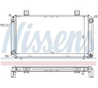 NISSENS 64059A Radiatore motore
