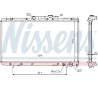Radiatore Acqua Radiatore Motore per Toyota Carina E Station Wagon T19 2.0 Td