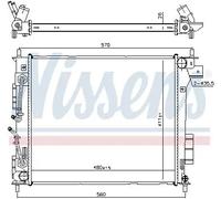 NISSENS 666205 Radiatore motore