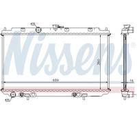 NISSENS 67347A Radiatore motore