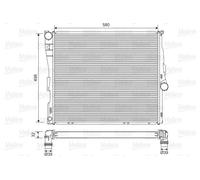 VALEO 701563 Radiatore, Raffreddamento motore per BMW