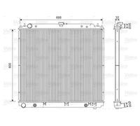 VALEO 701566 Radiatore motore