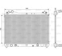 VALEO 701592 Radiatore motore