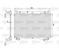 Radiatore Alette di raffreddamento saldate 701722 VALEO per SUZUKI