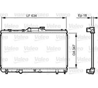 VALEO 731441 Radiatore motore
