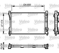 Radiatore Alette di raffreddamento saldate 732743 VALEO per MERCEDES-BENZ CLK