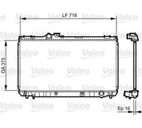 Radiatore, raffreddamento motore VALEO 734498