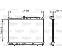 VALEO 735201 Radiatore motore