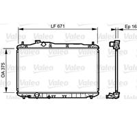 VALEO 735243 Radiatore motore