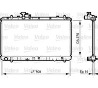 Radiatore Alette di raffreddamento saldate 735407 VALEO per SUZUKI FIAT