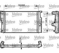 Valeo Radiatore motore 735464 Alette di raffreddamento saldate per BMW