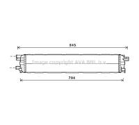 AVA COOLING SYSTEMS AI2366 Radiatore motore