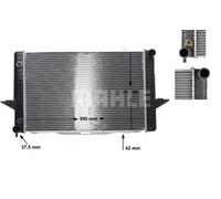 Radiatore Alette di raffreddamento saldate CR 164 000S MAHLE per VOLVO 850 S70