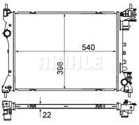 MAHLE CR 2056 000S refrigeratore