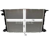 Radiatore Alette di raffreddamento saldate CR 2180 000P MAHLE per AUDI Q7 A4 B9