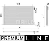 MAHLE CR 2445 000P Radiatore motore