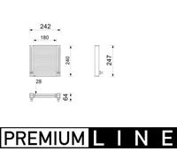 MAHLE CR 2799 000P Radiatore motore