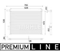 Mahle Original Radiatore raffreddamento motore CR 936 000P per BMW 5/7 Serie