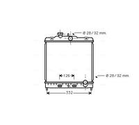 Radiatore Honda Civic V - VI serie - Honda HR-V 1.6 Benzina dal 1991