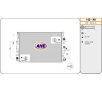 Radiatore ALFA ROMEO 159 Sportwagon 939_ 2.0 JTDM (939BXP1B) 125kw 09-11