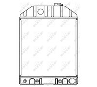 Radiatore Alluminio Saldato Adatto A per Ford Nuovo Olanda 5000 7000 - NRF 53661