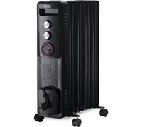 Argoclima WARM BLACK TT 9 Interno Bianco 2400 W Riscaldatore ambiente elettrico a olio
