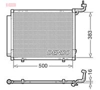 RADIATORE ARIA CONDIZIONATA FORD FIESTA 1.0 ECOBOOST - 1.5 TDCI '17 IN DENSO