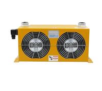 Radiatore aria idraulico Radiatore olio raffreddato ad aria Serie AF Radiatori olio idraulici in alluminio con alette a piastra 60L/MIN Applicazioni versatili(12V)