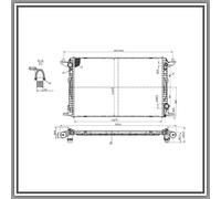 Radiatore Audi - A1 - Mod. 07/14 - 09/18